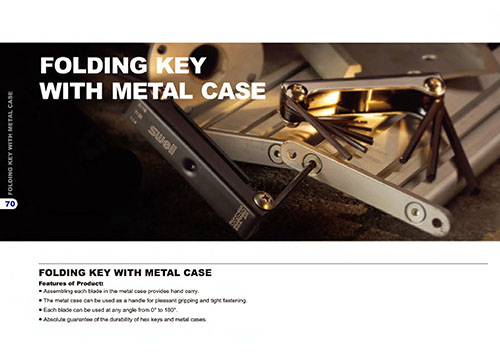 Folding Key With Metal Case