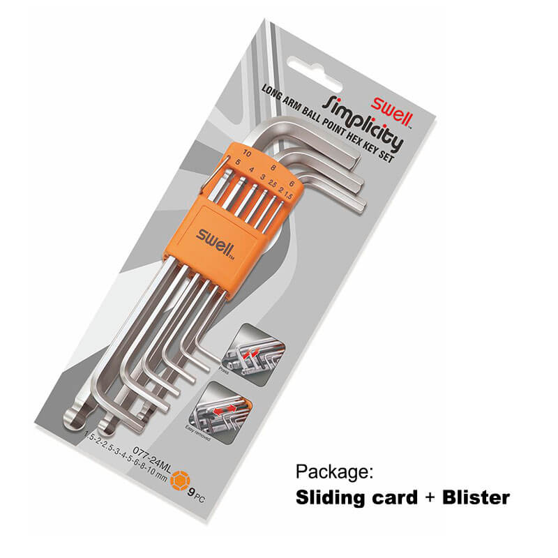 076 Long Arm Hex Key Set