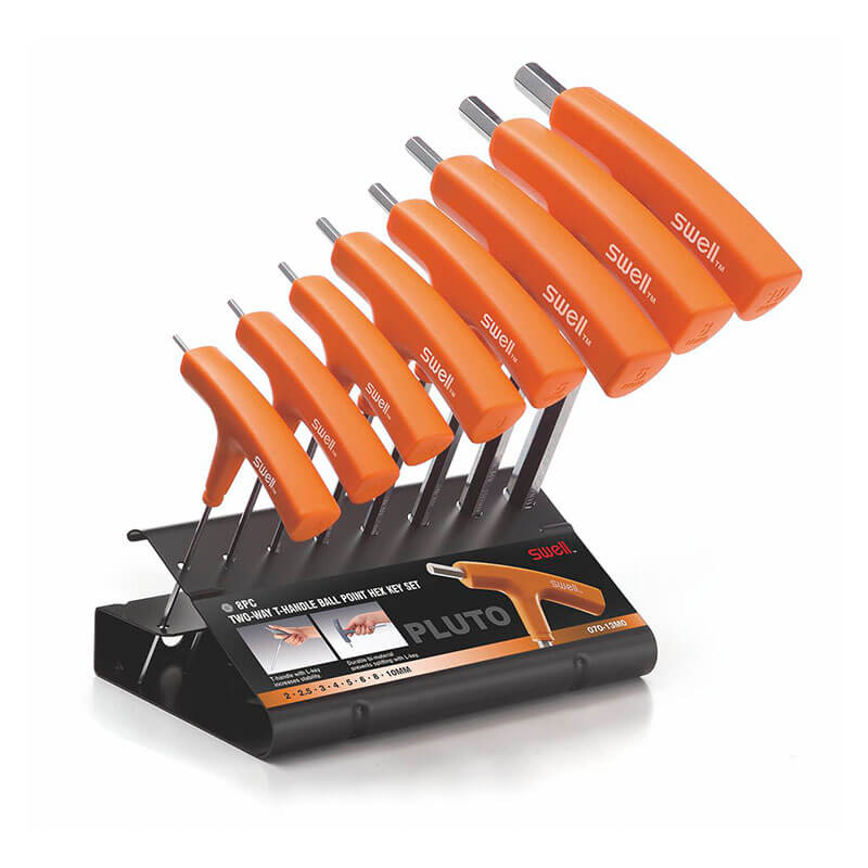 070 Two-Way T-Handle Ball Point Hex Key Set