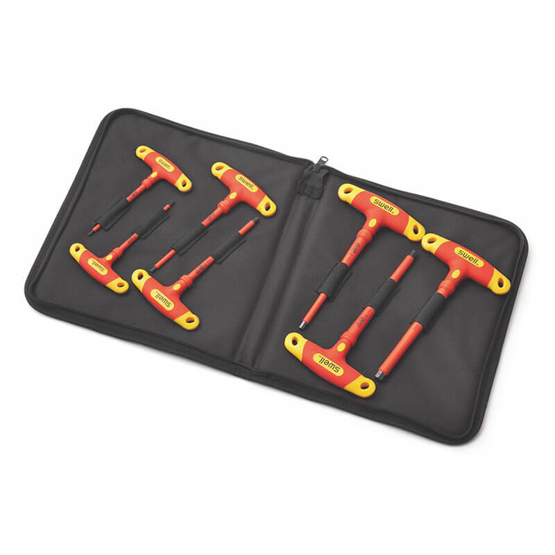 011 Safe Insulated T-Handle Hex Key Set